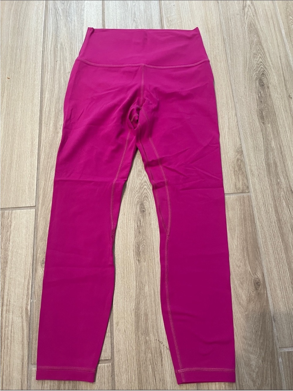 Lululemon Align High Rise Pants 25" Ripened Raspberry Sz 6 - Picture 6 of 10